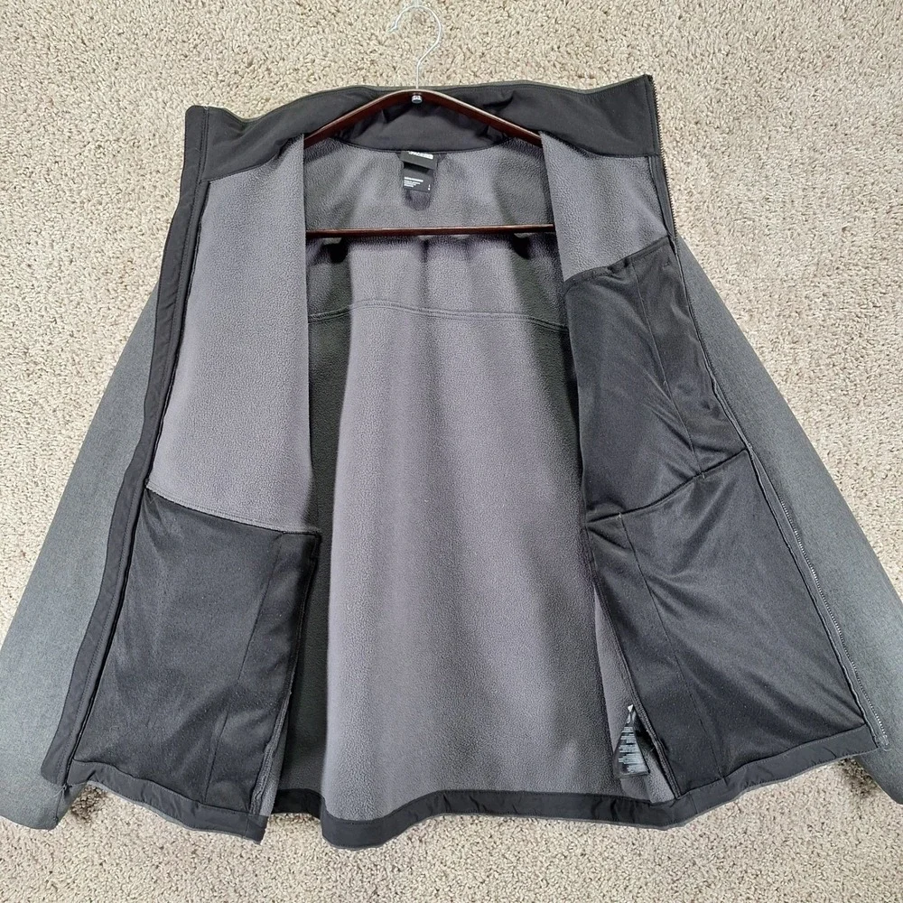 The North Face Jacket Mens L Grey Apex Bionic Softshell Full Zip Outdoor
